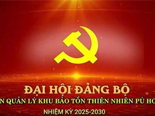 Đại hội Đảng bộ Ban Quản l&#253; Khu Bảo tồn Thi&#234;n nhi&#234;n P&#249; Hoạt nhiệm kỳ 2025 - 2030