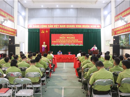 Hội nghị sơ kết c&#244;ng t&#225;c X&#226;y dựng Đảng 6 th&#225;ng đầu năm 2025